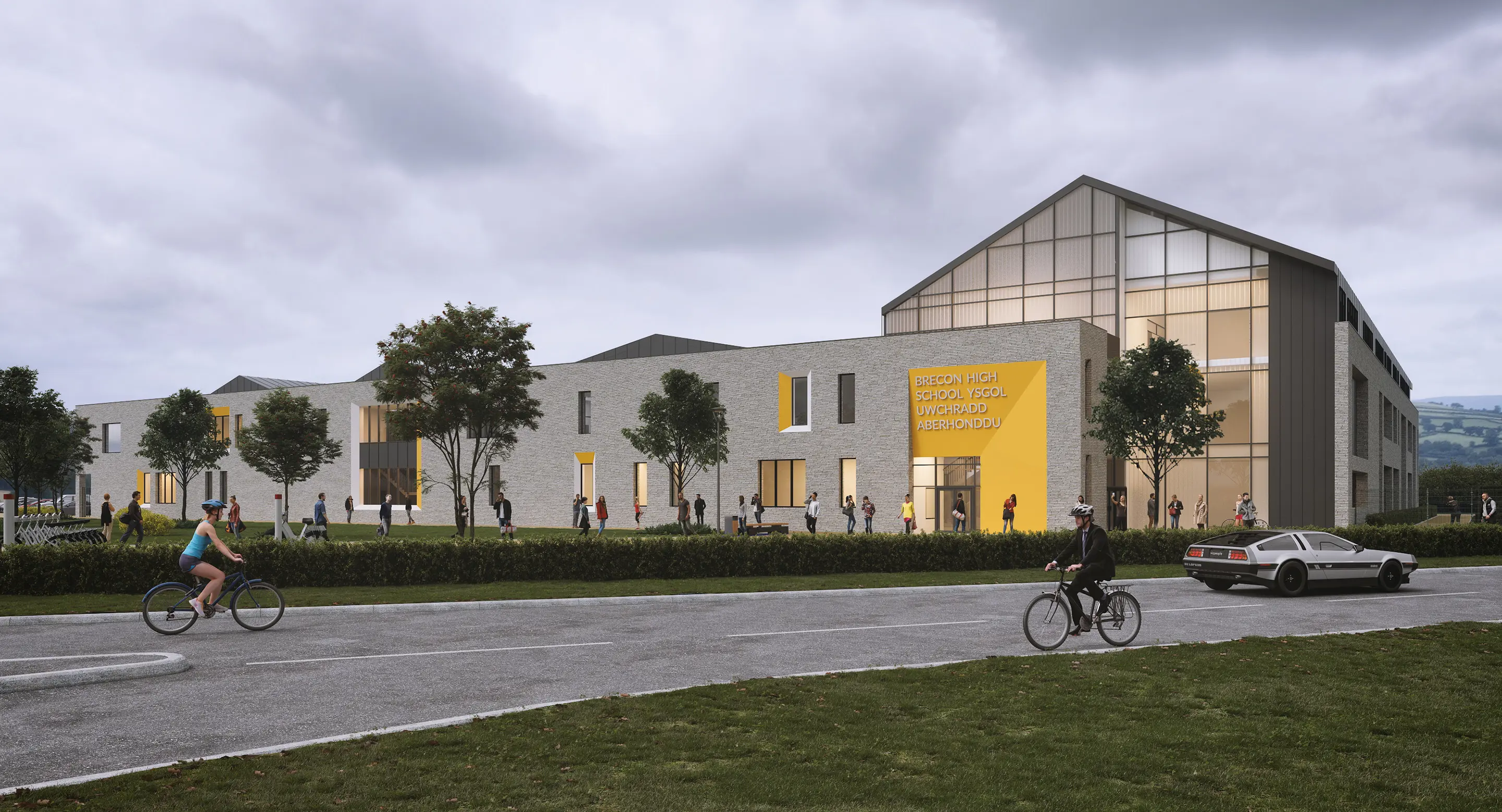 Planning permission granted for Brecon High School in Wales