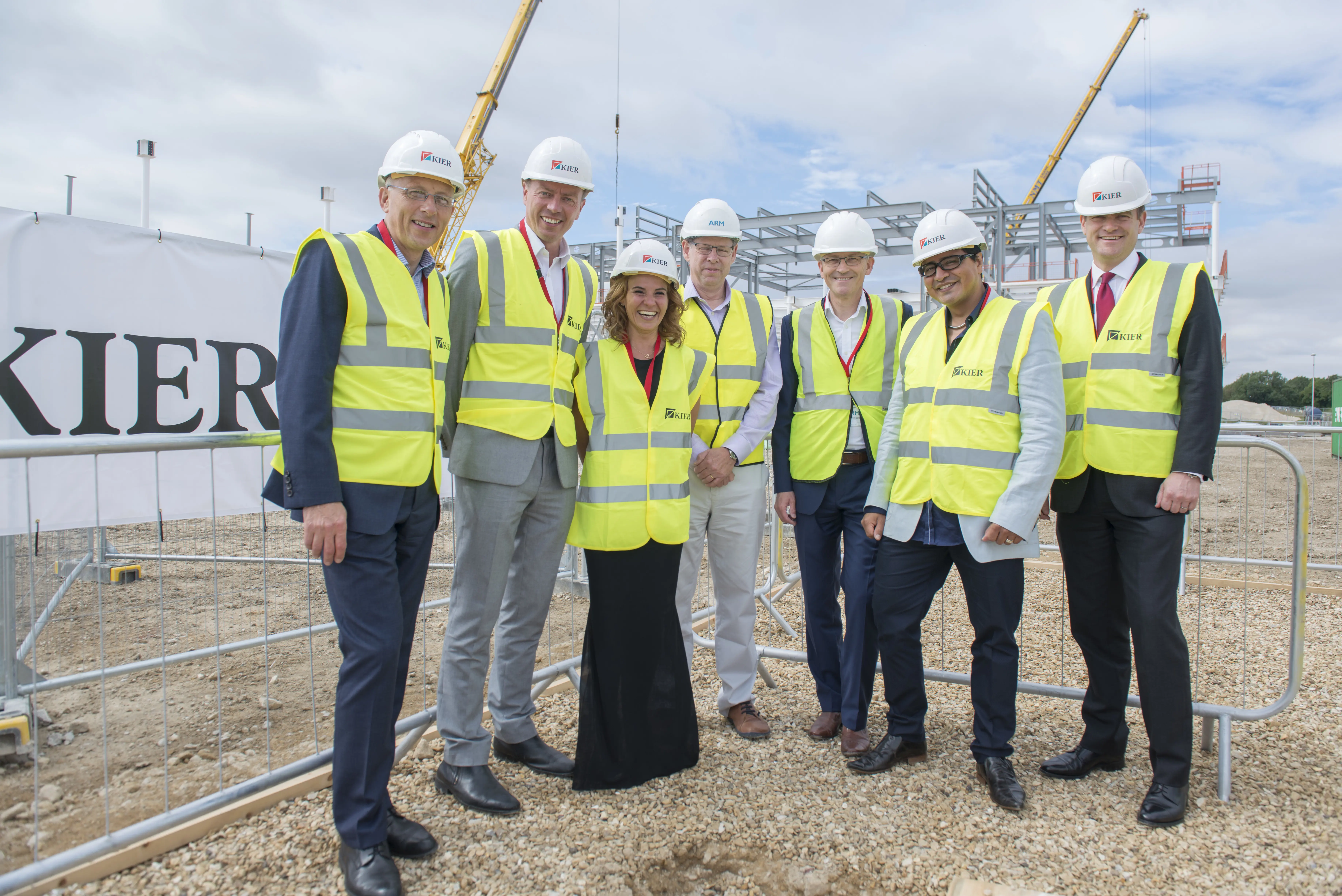 Ground-breaking ceremony held for Arm's new HQ building a...